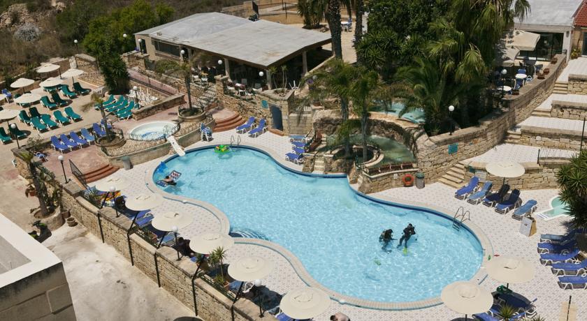 Территория отеля, вид сверху