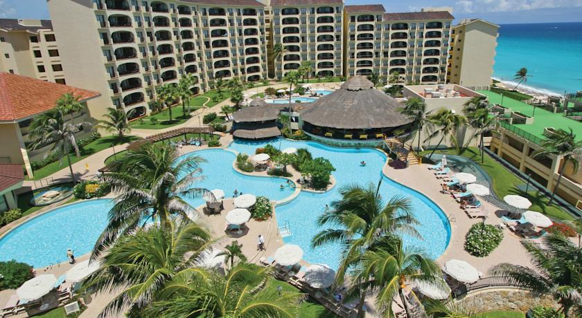 Вид сверху, отель Emporio Hotel & Suites Cancun, Канкун, Мексика