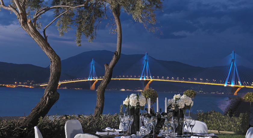 Вид с террасы ночью