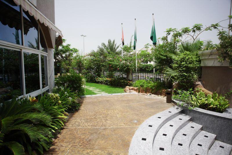 На территории отеля