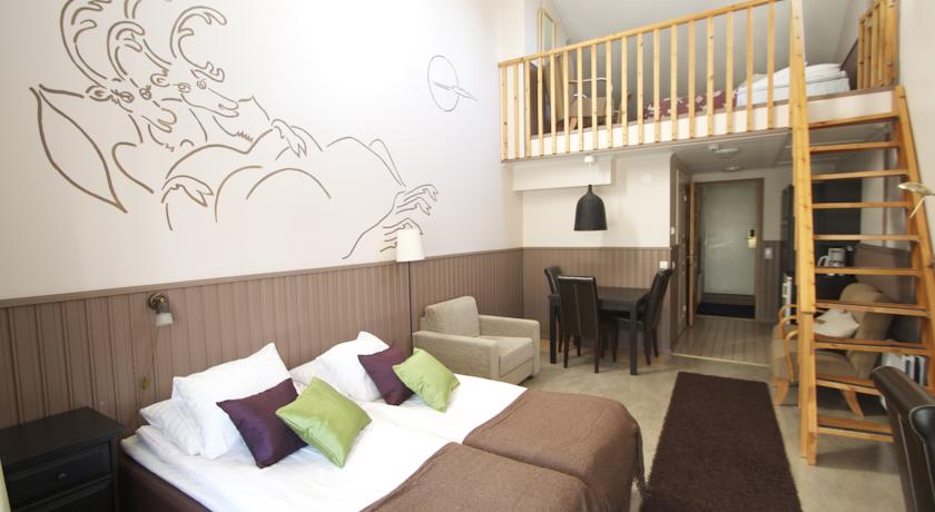 Номера в отеле Hullu Poro, Леви, Финляндия