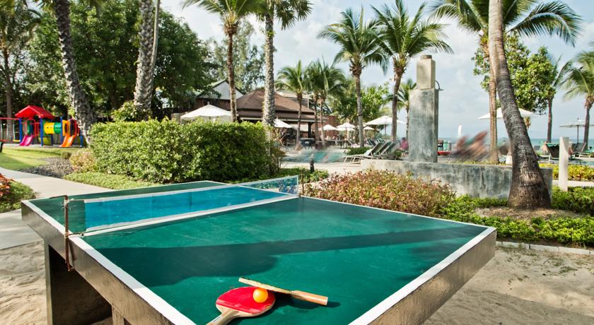 Игры на свежем воздухе: настольный теннис