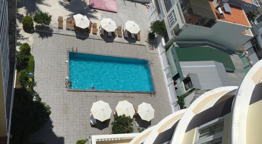 Территория отеля, вид сверху