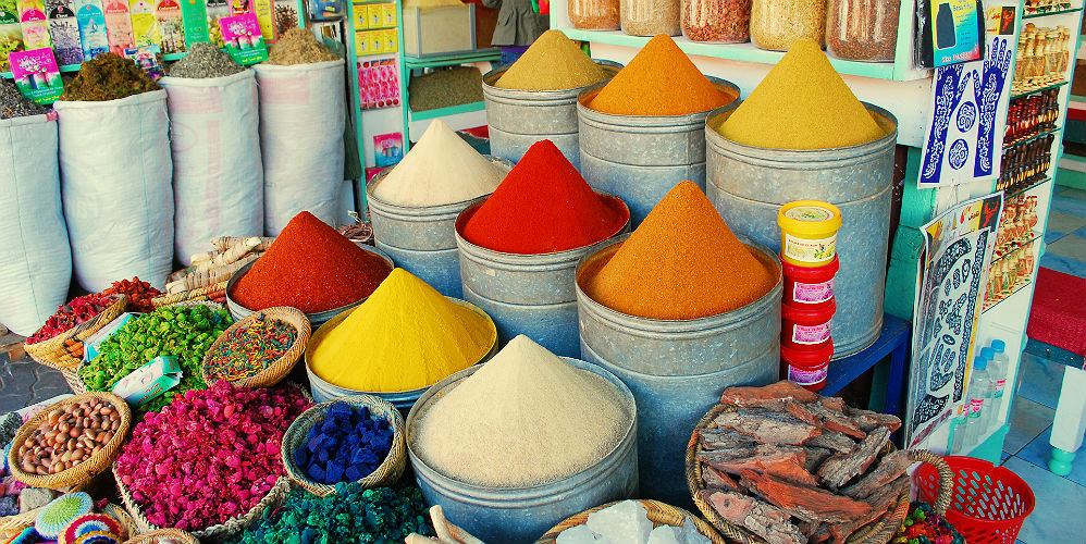 Специи на марокканском базаре