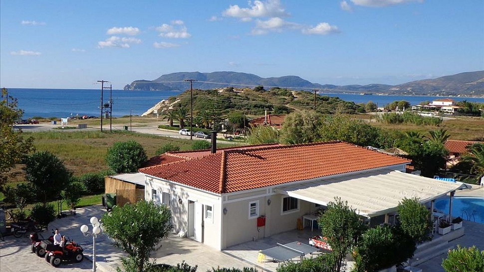 Территория отеля, вид сверху